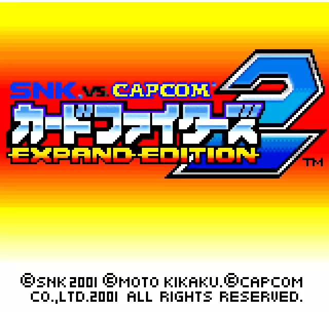 Image n° 1 - titles : SNK Vs. Capcom - Card Fighters' Clash 2 - Expand Edition